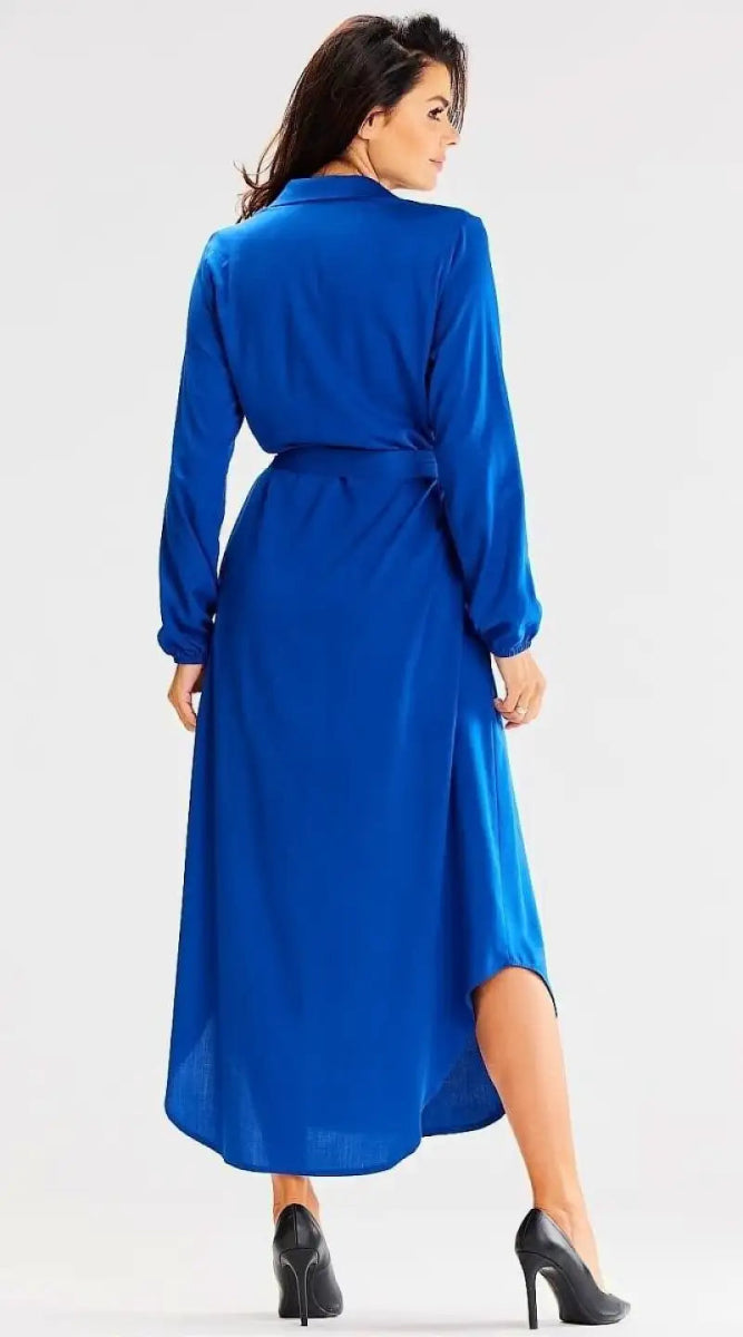 Robe chemise bleu - Madame Robe