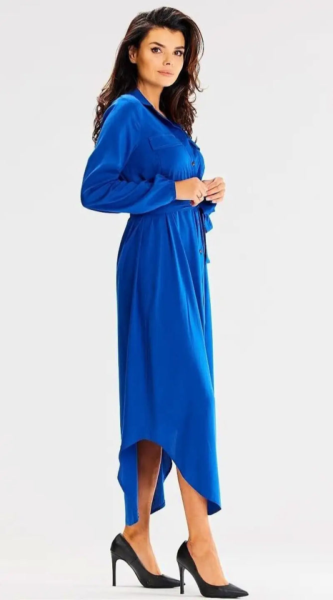 Robe chemise bleu - Madame Robe