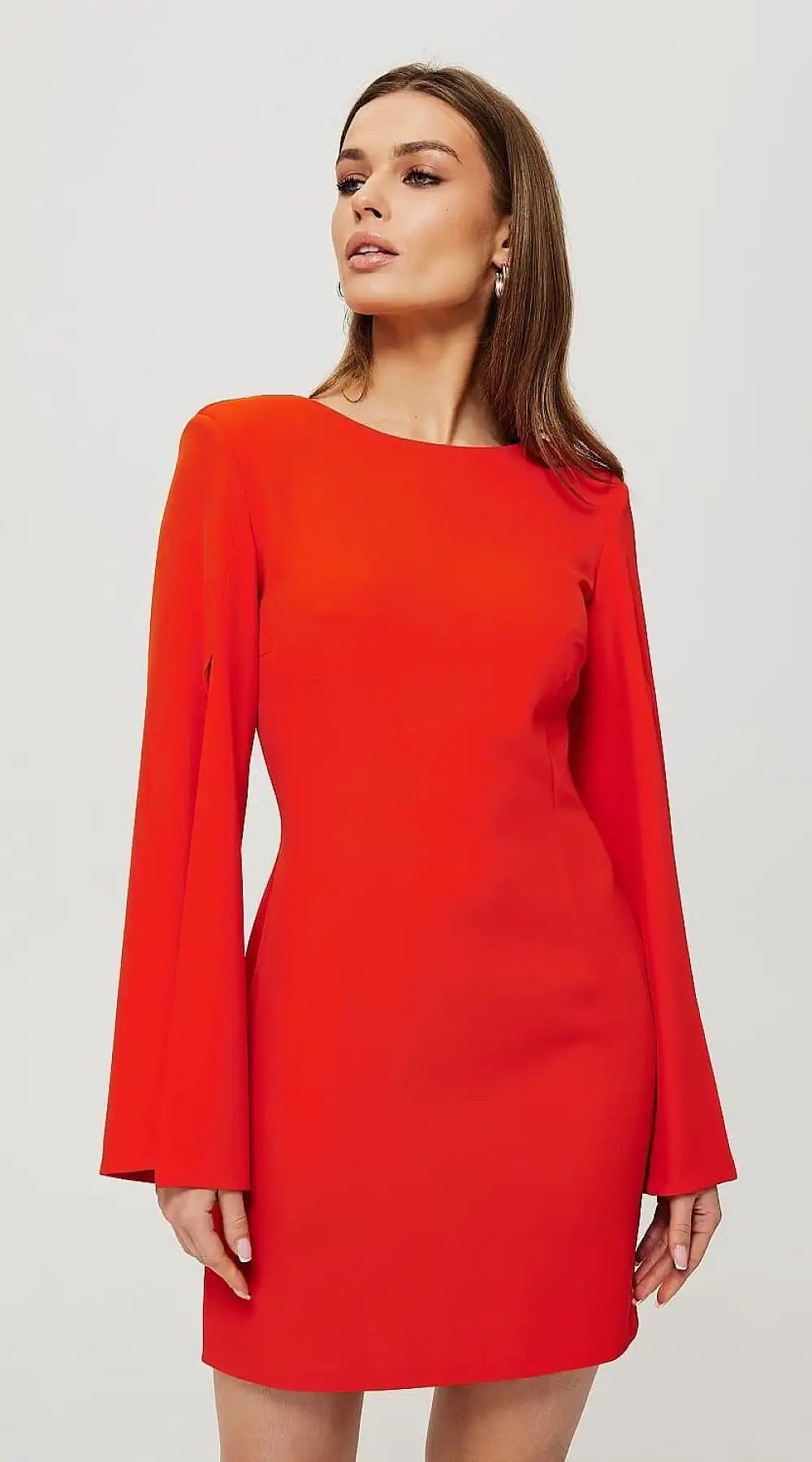 Robe cocktail rouge