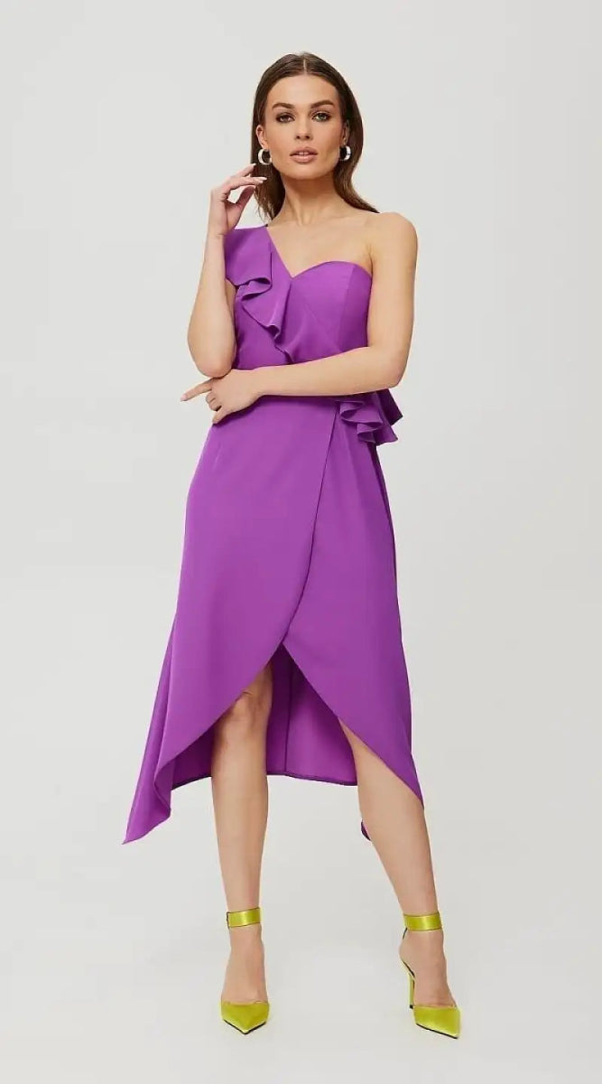 Robe de cocktail asymétrique - Madame Robe