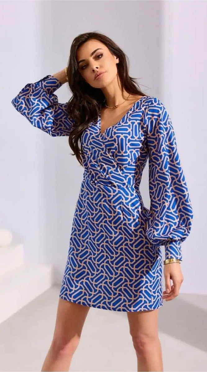 Robe de cocktail manches longues - Madame Robe