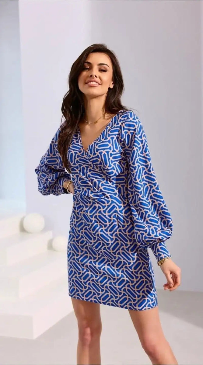 Robe de cocktail manches longues - Madame Robe