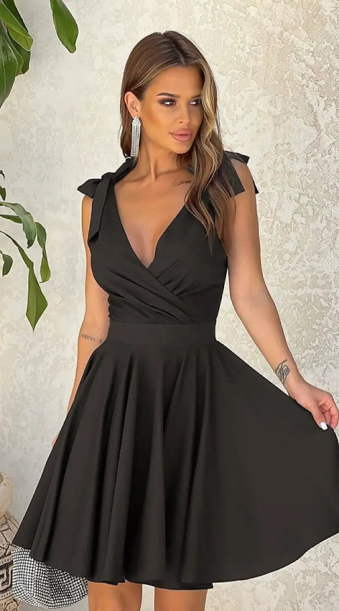 Robe de cocktail noire - Madame Robe