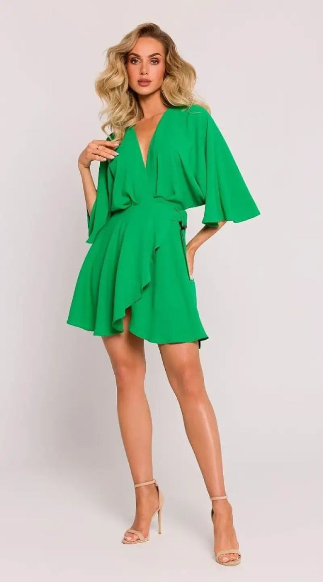 Robe de cocktail verte - Madame Robe