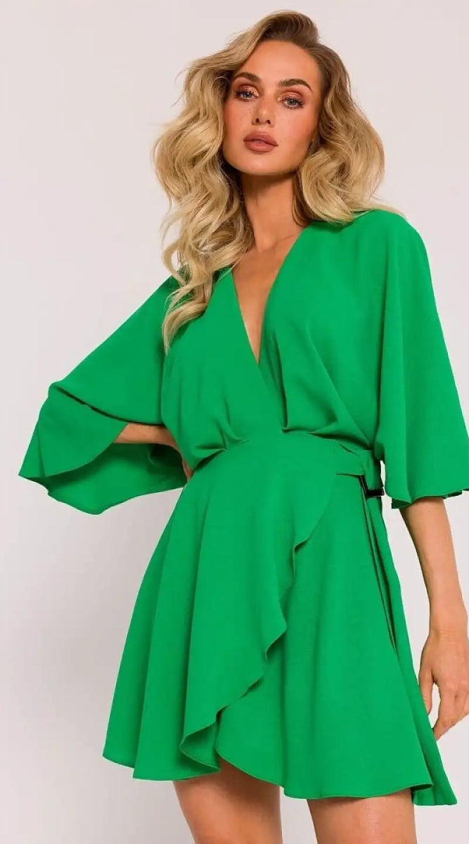 Robe de cocktail verte - Madame Robe