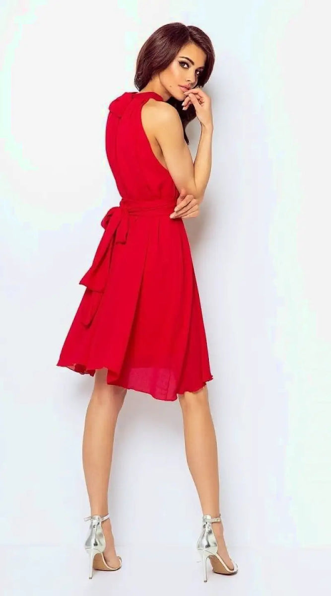 Robe de demoiselle d'honneur rouge - Madame Robe