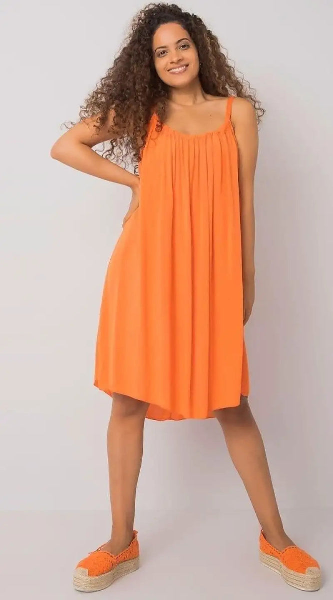 Robe de plage orange - Madame Robe