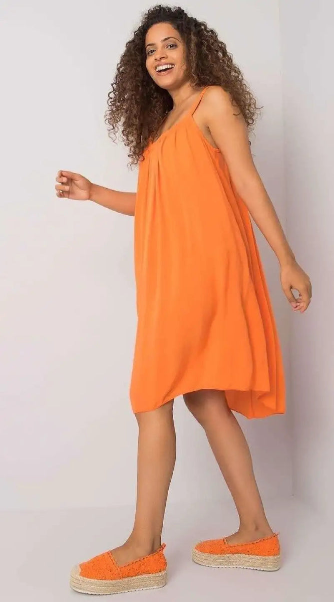 Robe de plage orange - Madame Robe