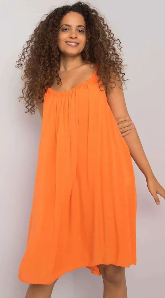 Robe de plage orange - Madame Robe