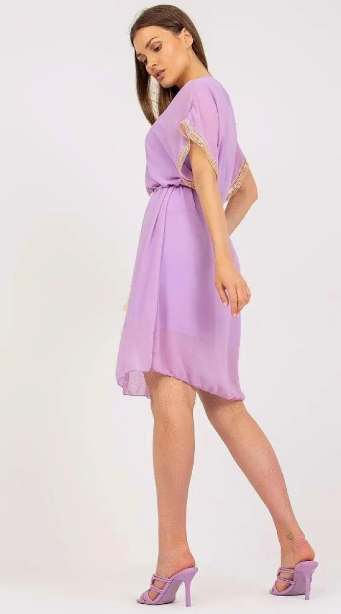 Robe de plage violette - Madame Robe