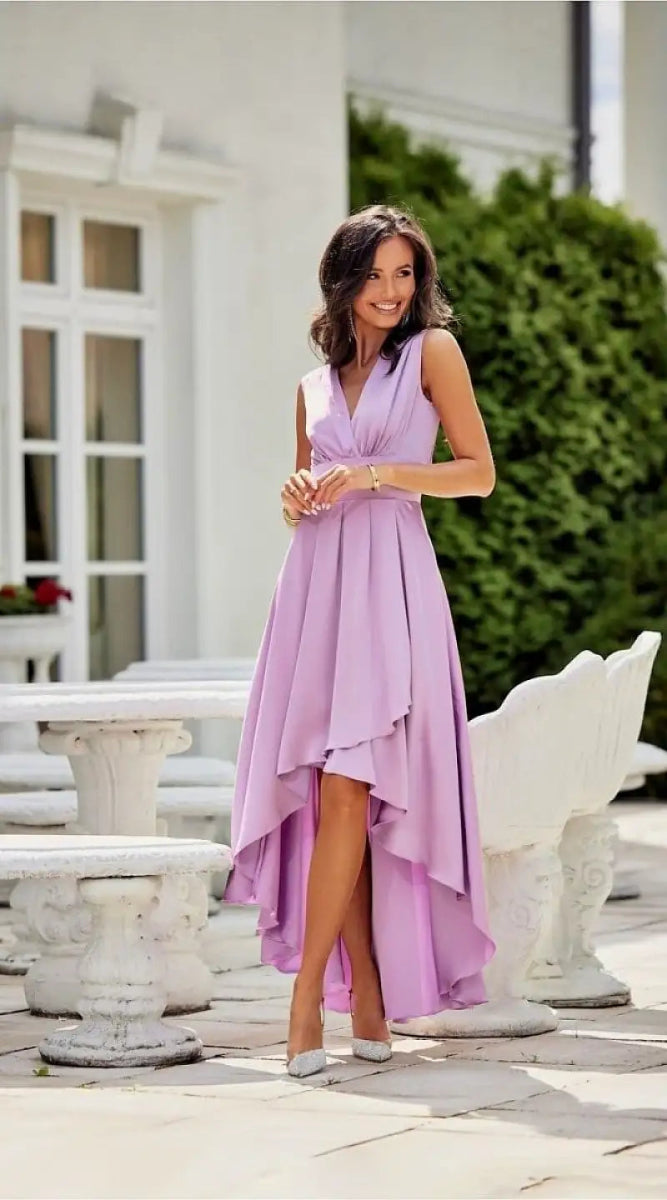 Robe demoiselle d'honneur lilas - Madame Robe