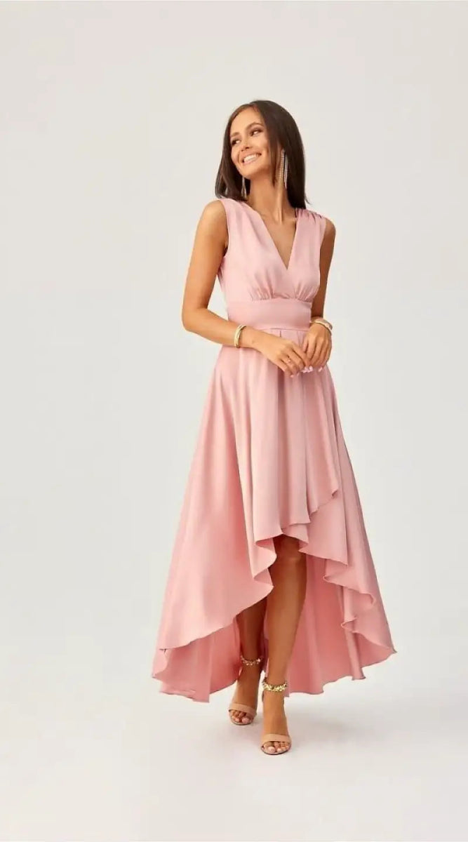 Robe demoiselle d'honneur rose poudré - Madame Robe