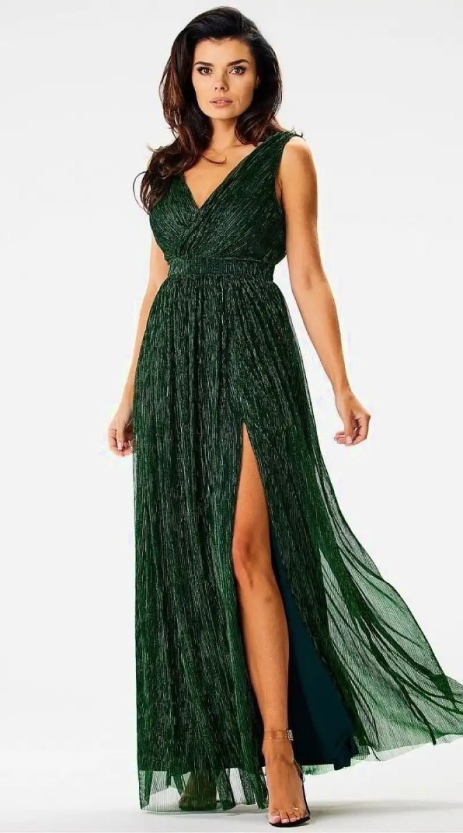 Robe fluide verte - Madame Robe