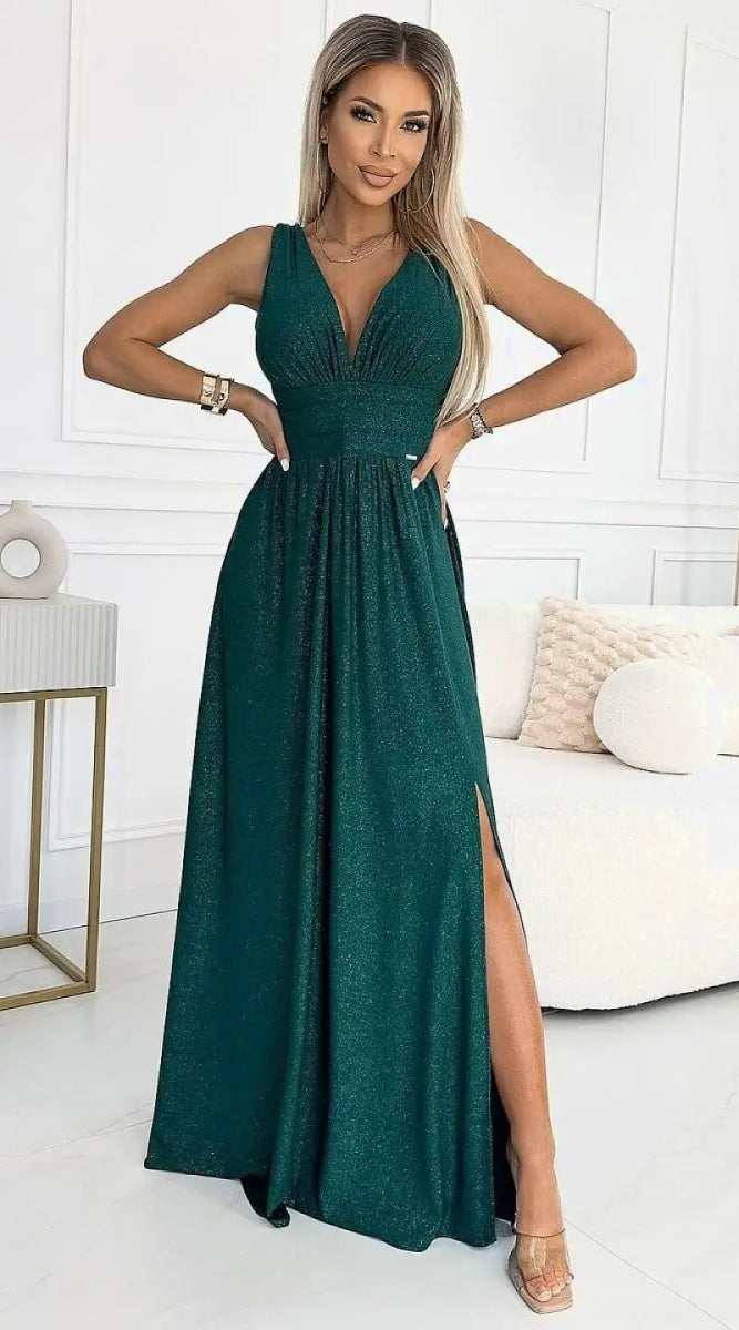 Robe gala verte - Madame Robe