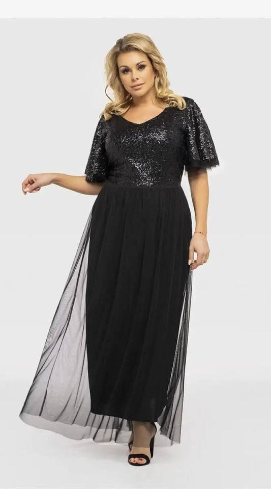 Robe longue soirée grande taille - Madame Robe