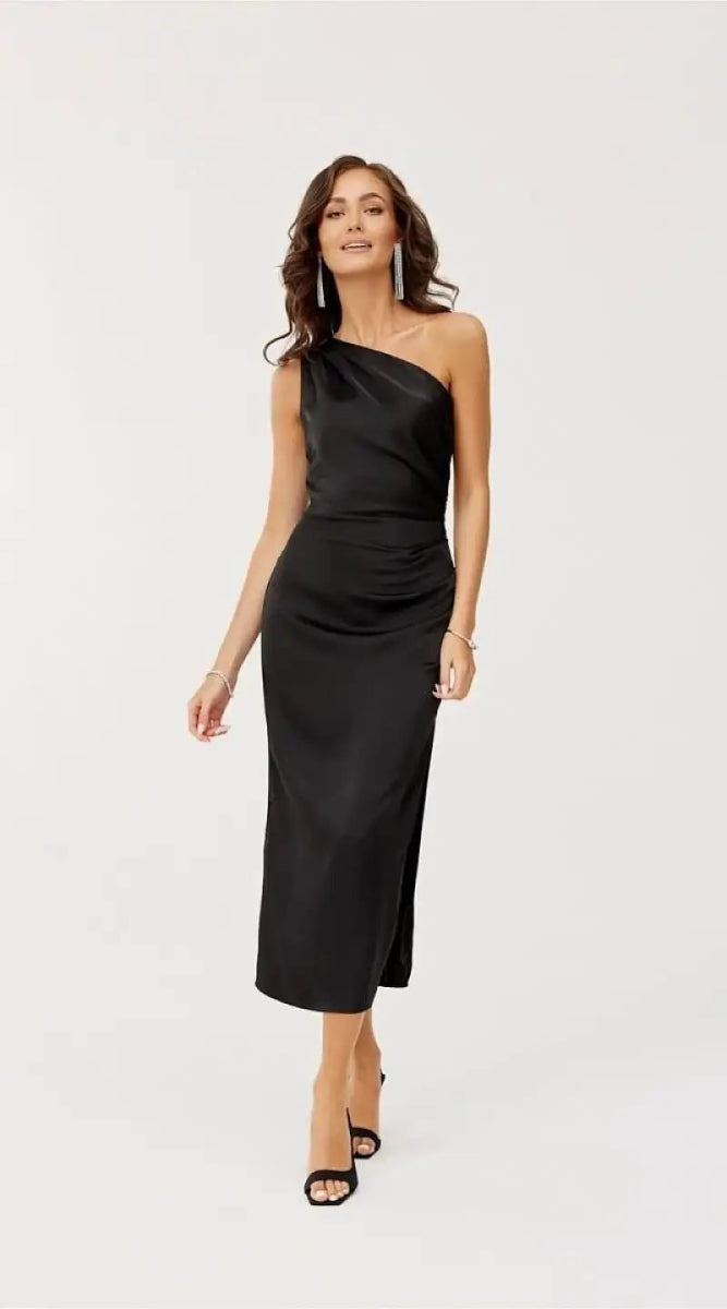 Robe midi noire - Madame Robe