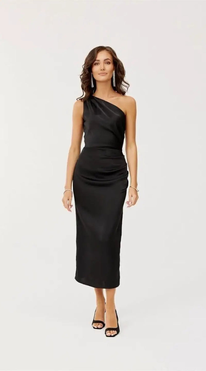 Robe midi noire - Madame Robe