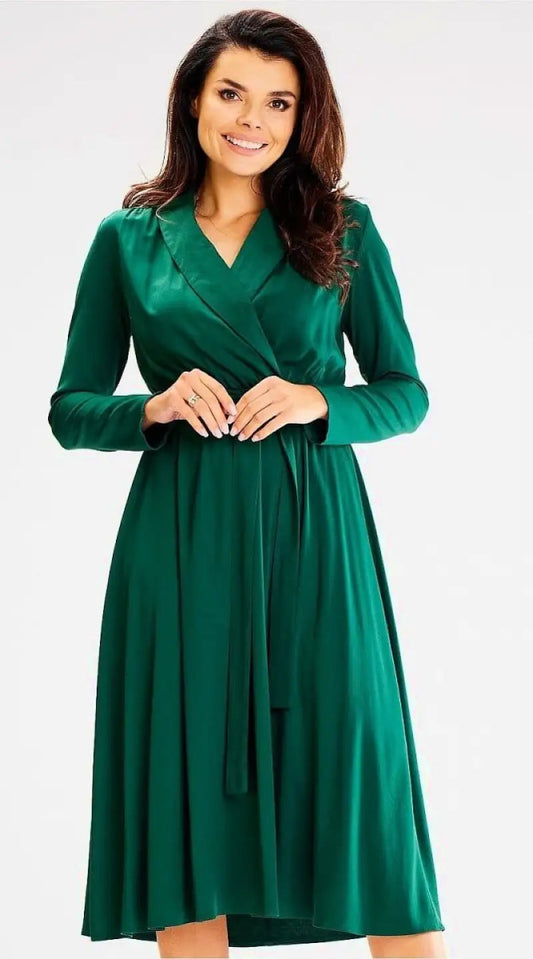 Robe midi verte - Madame Robe