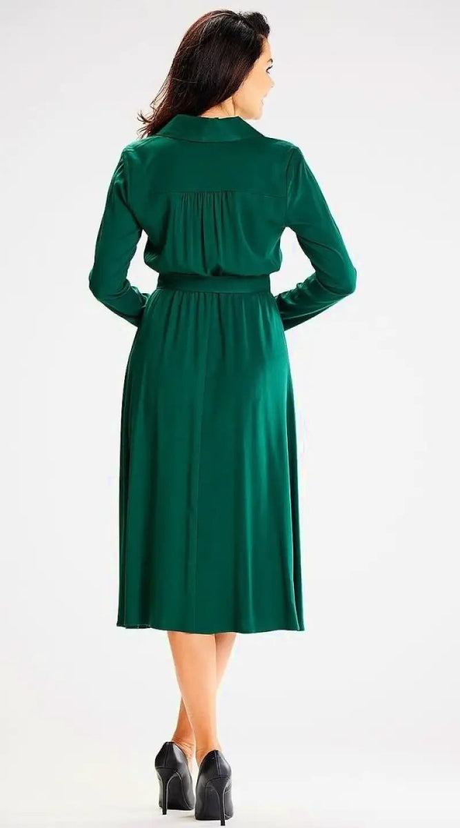 Robe midi verte - Madame Robe