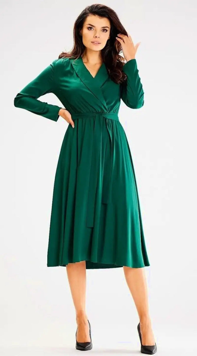 Robe midi verte - Madame Robe