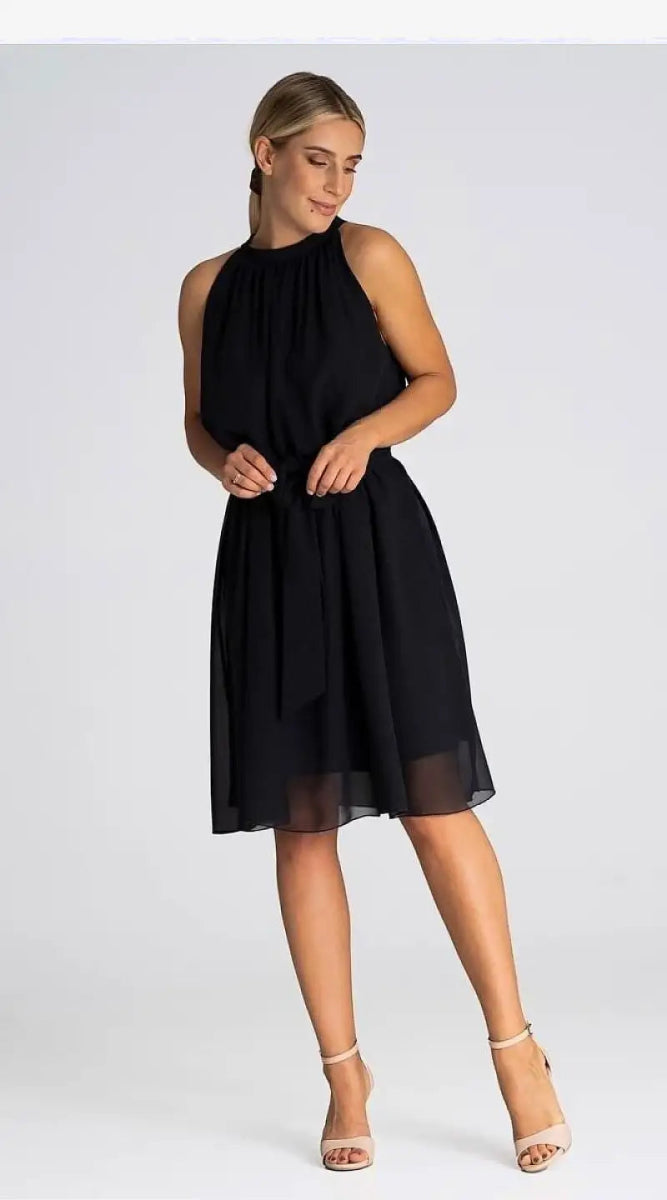 Robe noir de cocktail - Madame Robe