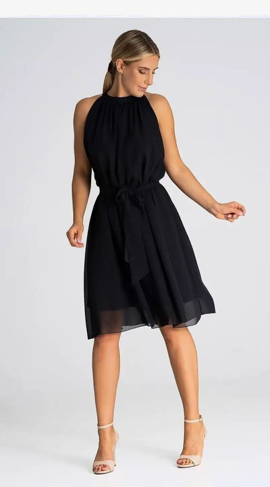 Robe noir de cocktail - Madame Robe