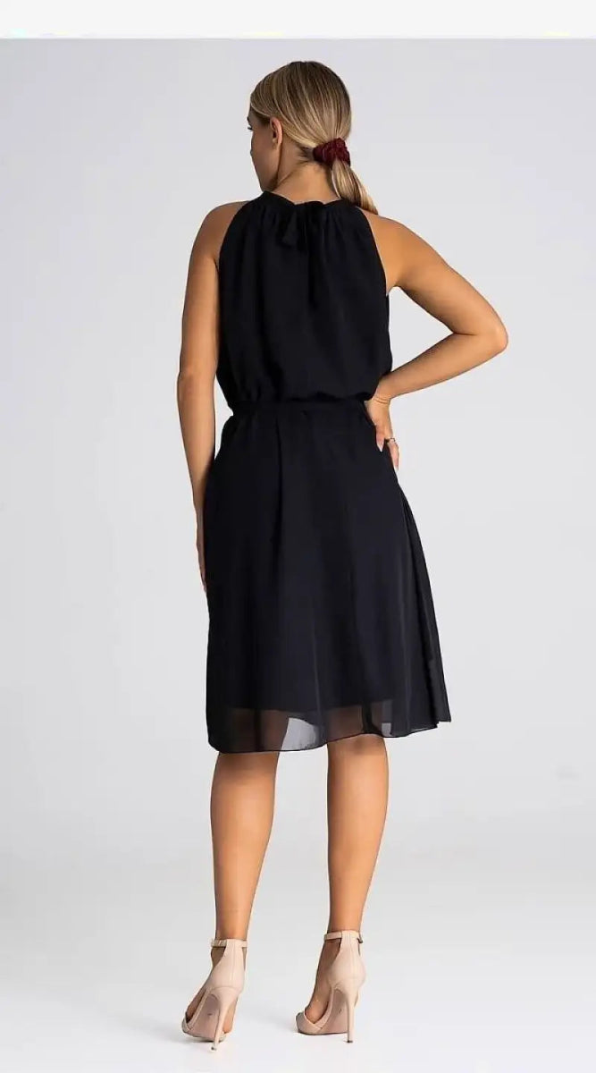 Robe noir de cocktail - Madame Robe