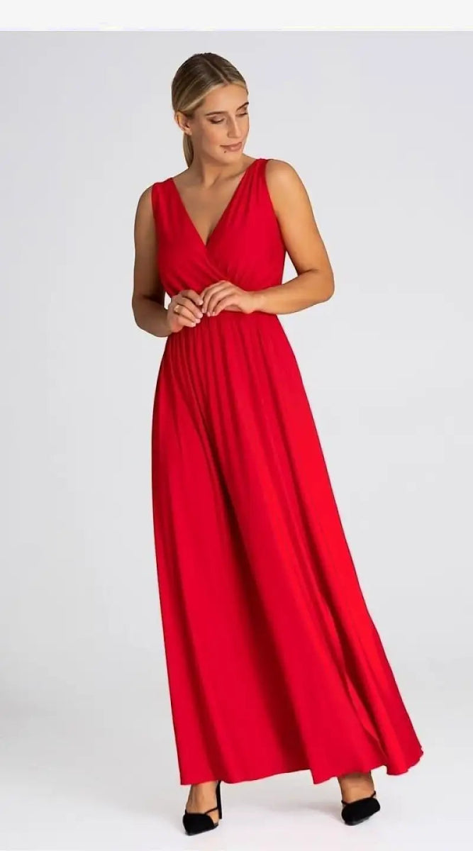 Robe rouge de soirée - Madame Robe