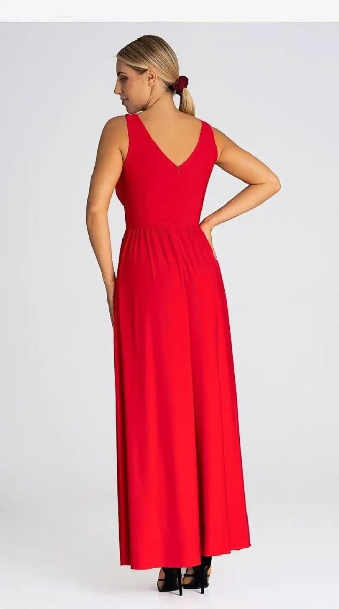 Robe rouge de soirée - Madame Robe