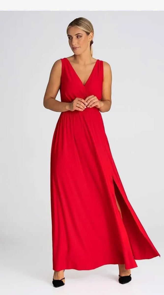 Robe rouge de soirée - Madame Robe